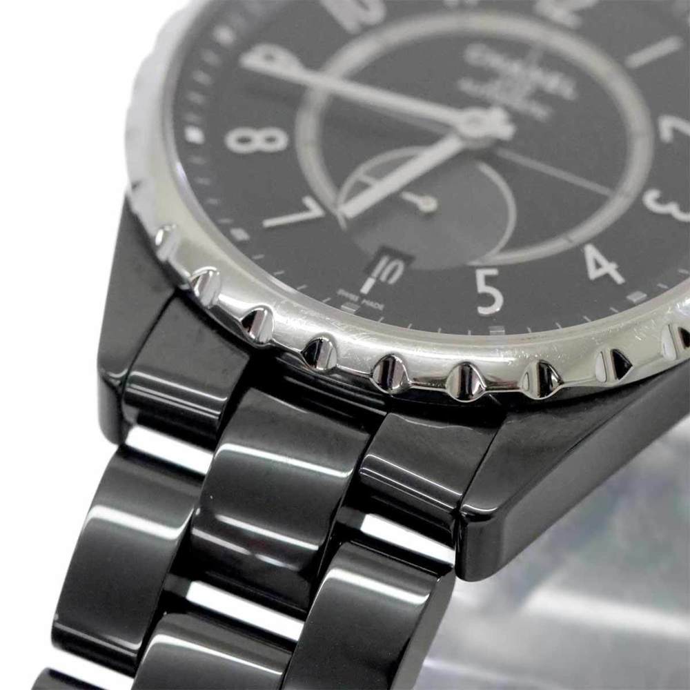 Chanel CHANEL J12-365 H3836 Men's Watch Date Black Ceramic Automatic Self-Win... - Picture 8 of 8